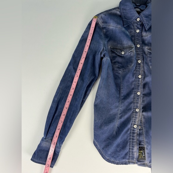 Vivienne Westwood Anglomania X Lee jeans Rider shirt size XS - Picture 8 of 11